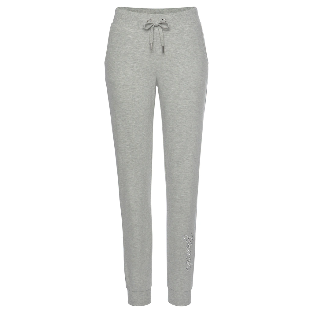 Bench. Loungewear Relaxhose mit glänzender Logostickerei Loungeanzug Flash Sale