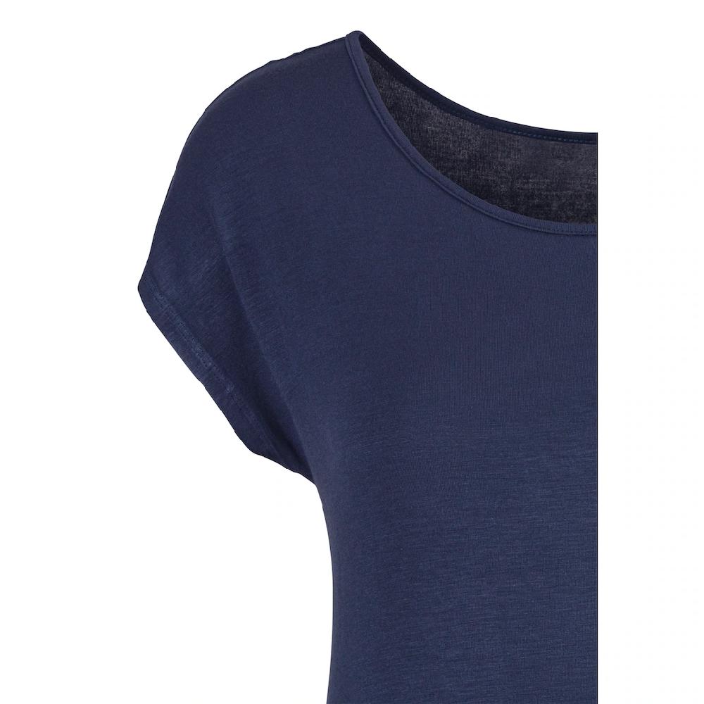 LASCANA Longshirt »mit breitem Bund« aus weichem Viskose-Stretch Weihnachtsangebot