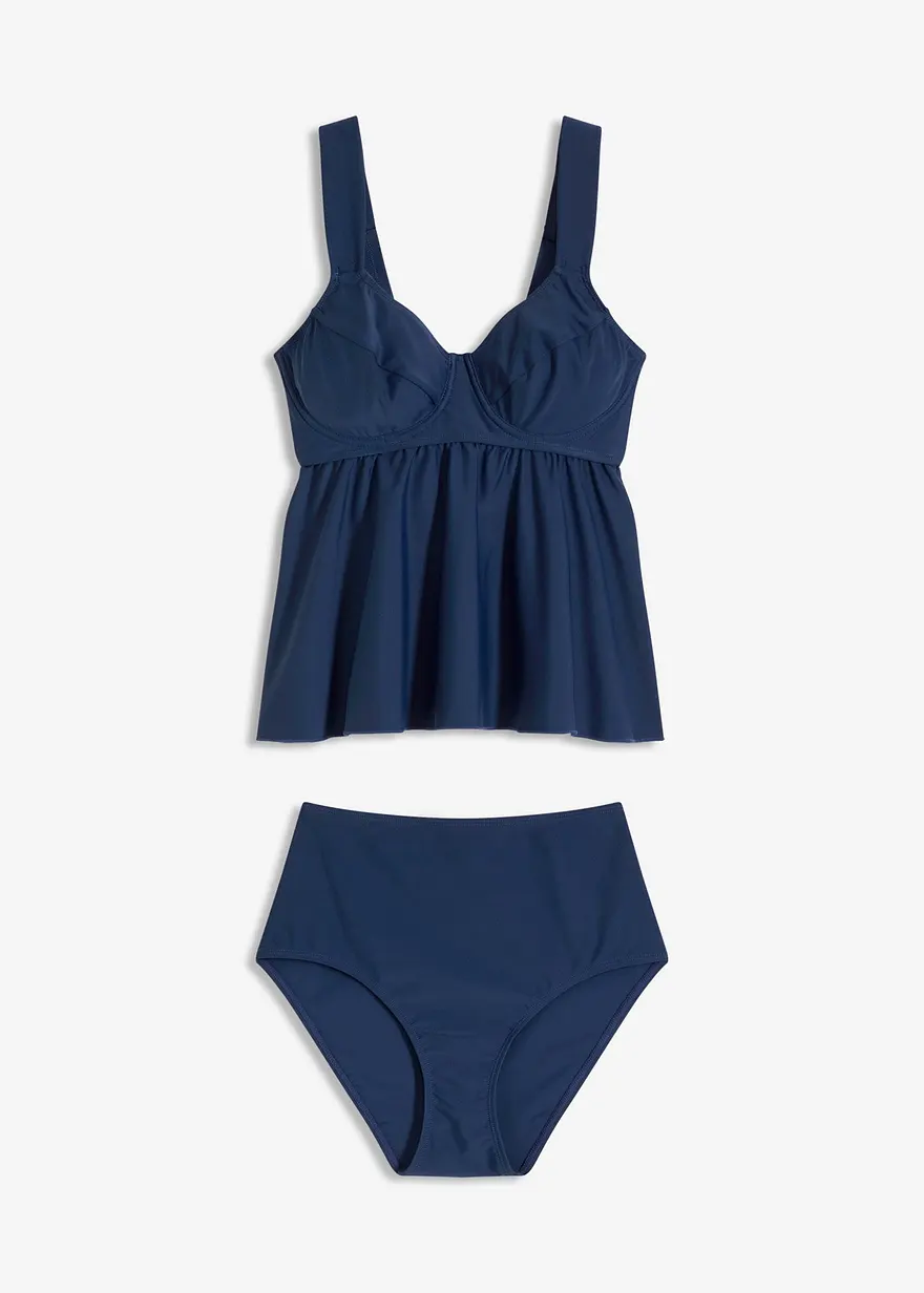 bonprix Modischer Minimizer Tankini mit gepolsterten Trägern