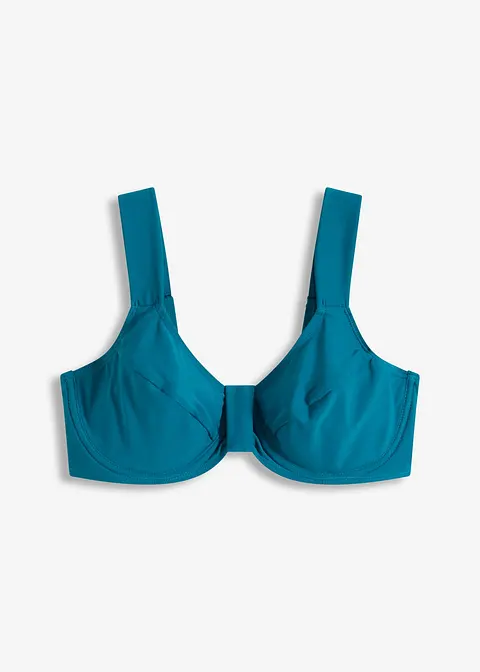 bonprix Modisches Minimizer Bikini Oberteil - petrol Cup C