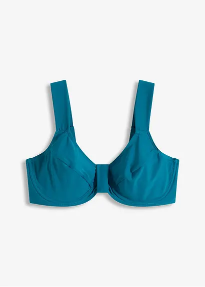 bonprix Modisches Minimizer Bikini Oberteil - petrol Cup F