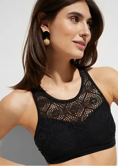 bonprix Stylishes Bustier-Bikinioberteil aus Häkelspitze mit Ringerrücken Kauf eins, bekomm eins gratis