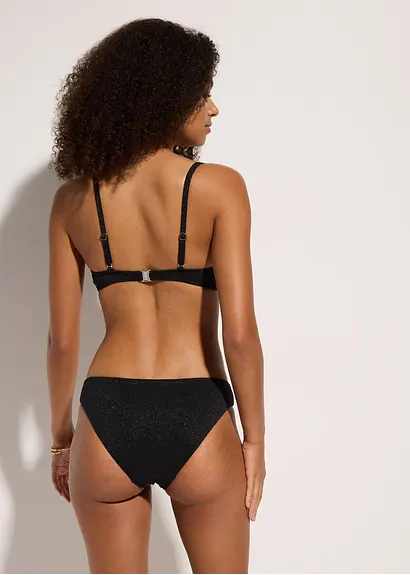 bonprix Modischer Bikini mit Glitzergarn - schwarz - Damen Bis zu 50% Rabatt