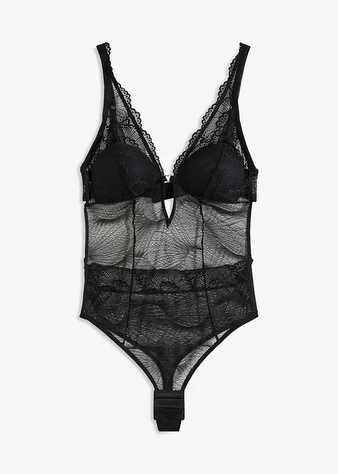 bonprix Vielseitig kombinierbarer Body mit kleinem Herzchen Accessoire