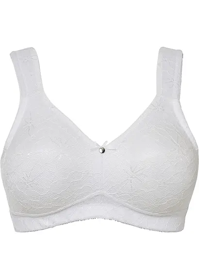 bonprix wunderschöner BH aus edler Spitze - weiß Cup C - Damen Großer Ausverkauf