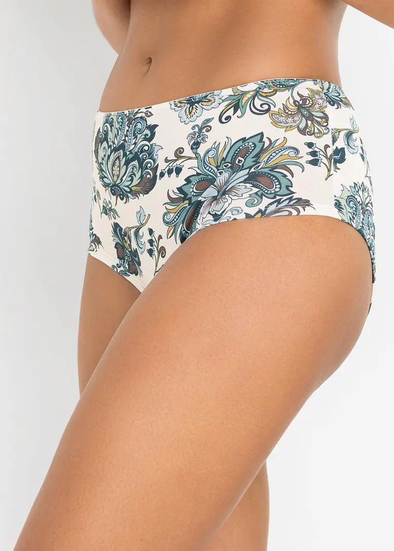 bonprix Bequeme Maxipanty im floralen Look - Damen Osterangebot