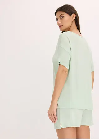 bonprix Gemütlicher Shorty im oversized Schnitt - hellschilf Valentinstagsangebot