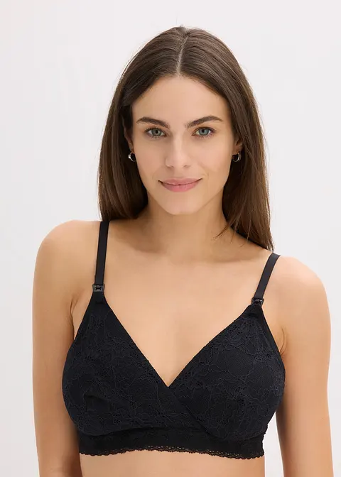 bonprix Schöner Still-BH ohne Bügel mit Bio-Baumwolle und Spitze - Damen Wochenangebot