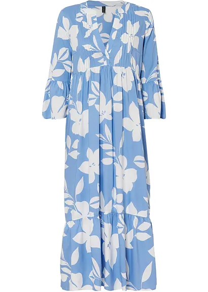 bonprix Geblümtes Maxikleid mit V-Ausschnitt aus nachhaltiger Viskose Zeitbegrenzte Promotion