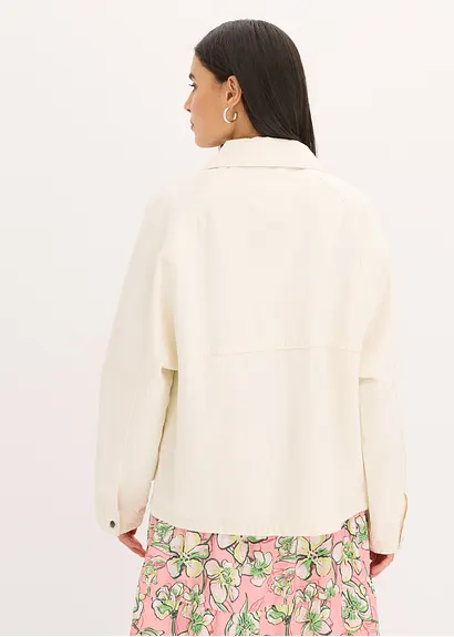 bonprix Lässige Utility Jacke mit Taschen - beige - Damen Sonderangebot der Fabrik