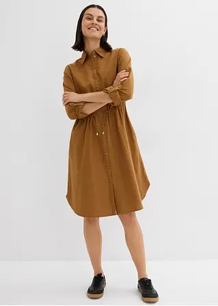 bonprix Modisches Kleid mit Taschen und Gummizug in der Taille knieumspielend Super Rabatt