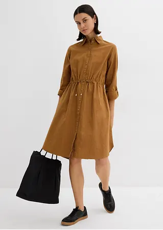 bonprix Modisches Kleid mit Taschen und Gummizug in der Taille knieumspielend Super Rabatt
