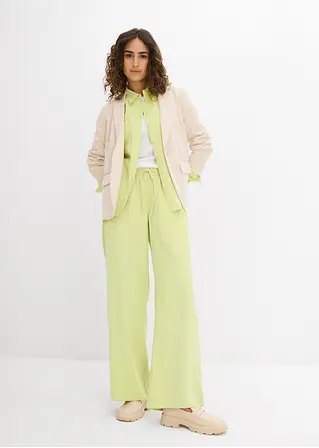 bonprix Bluse mit aufgesetzten Taschen und Knopfleiste - grün 50% Rabatt mit kostenlosem Versand