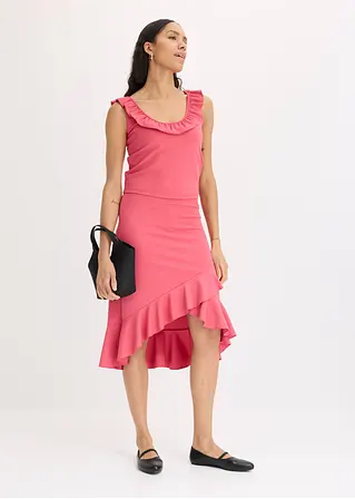 bonprix Verspielter Rock mit Volants - pink - Damen Speichern exportieren