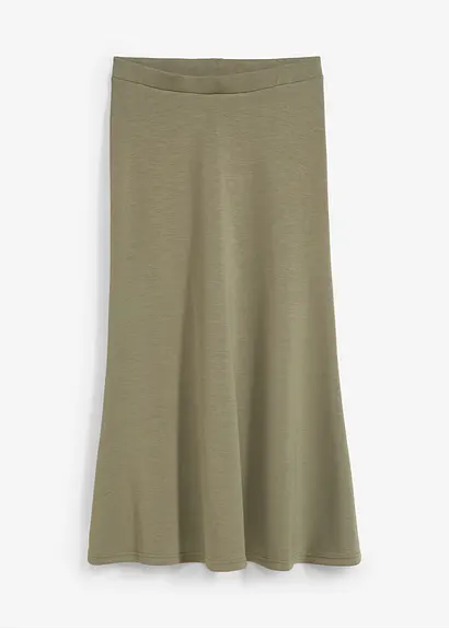 bonprix Midirock in voluminöser A-Linie - grün - Damen Outlet