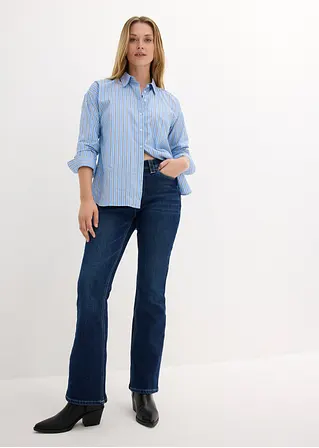 bonprix Thermo Jeans im Bootcut Fit - blau regular - Damen Schlussverkauf
