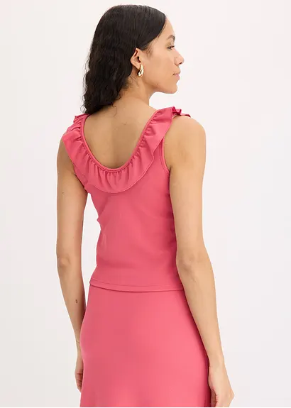 bonprix Modernes Top aus Jersey mit Verzierung - pink - Damen Meist gekauft