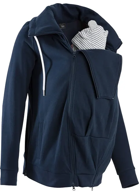 bonprix Sweatjacke für die Schwangerschaft und danach mit Trageeinsatz Blitzverkäufe