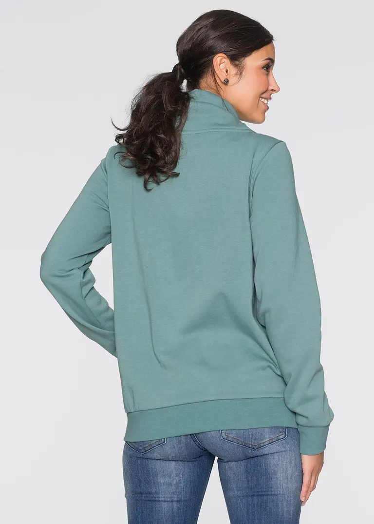 bonprix Sweatjacke für die Schwangerschaft und danach mit Trageeinsatz Kostenloser Versand