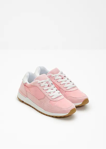 bonprix Lässiger Sneaker im Retro Look - rosa - Damen Lagerräumung