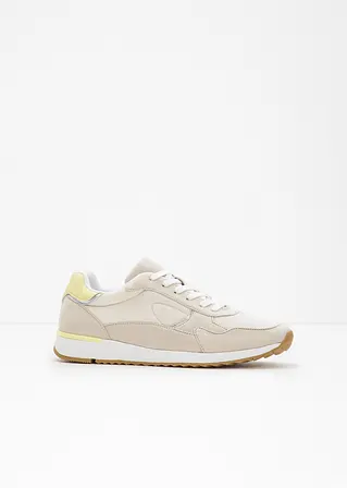 bonprix Lässiger Sneaker im Retro Look - beige - Damen