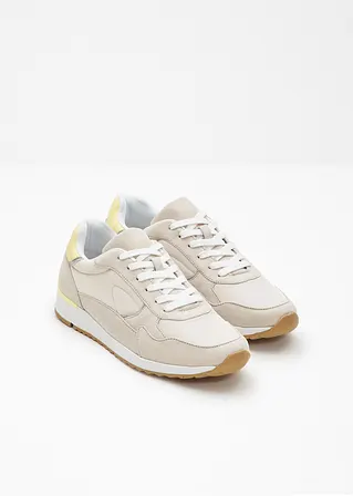 bonprix Lässiger Sneaker im Retro Look - beige - Damen Heißer Verkauf
