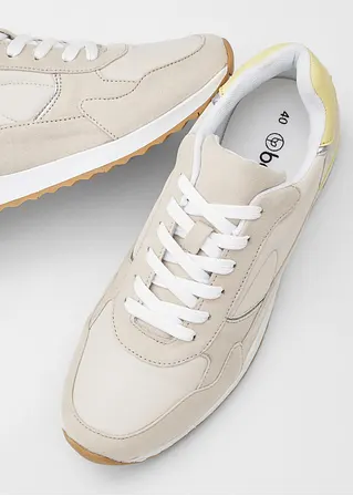 bonprix Lässiger Sneaker im Retro Look - beige - Damen Heißer Verkauf