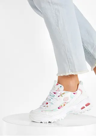 bonprix Modischer Chunky Sneaker von Skechers mit Blumenmuster - weiß Zeitlich begrenztes Angebot