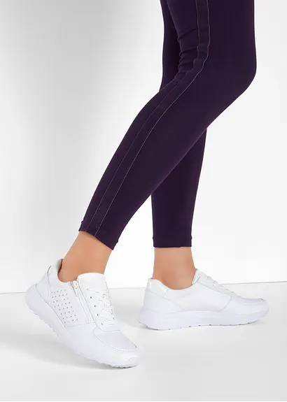 bonprix Komfortabler Sneaker in schönem Design - weiß - Damen Saisonale Angebote