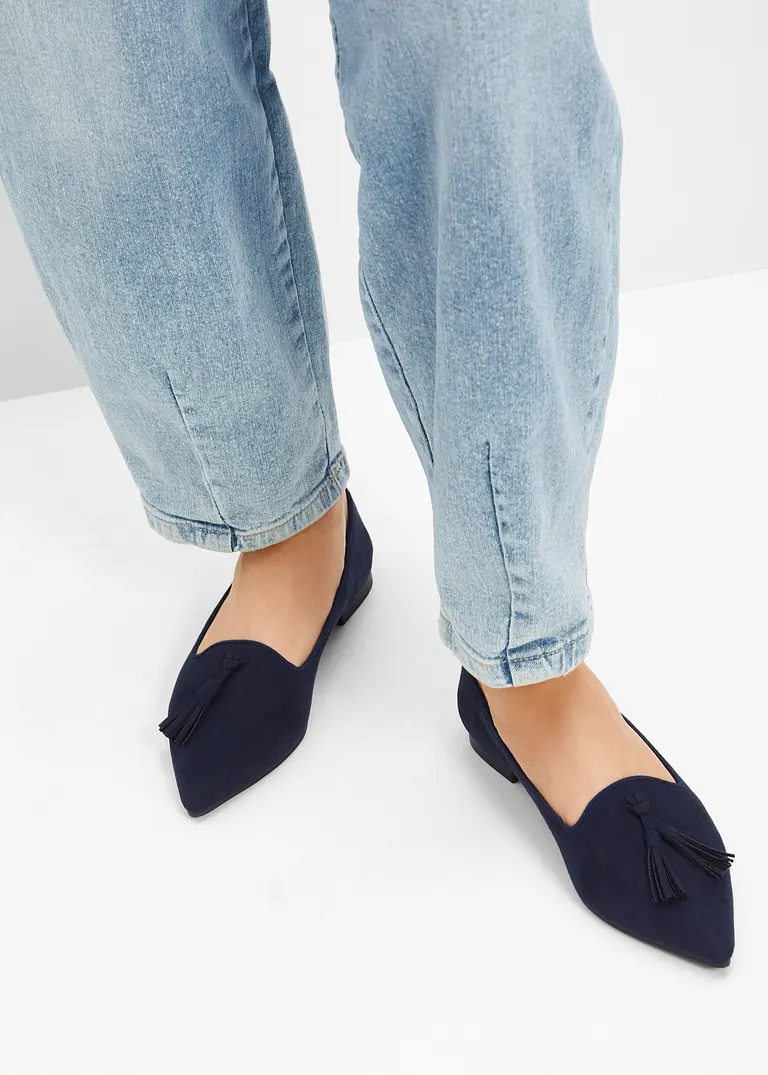 bonprix Eleganter Tassel-Loafer - blau - Damen Räumungsverkauf