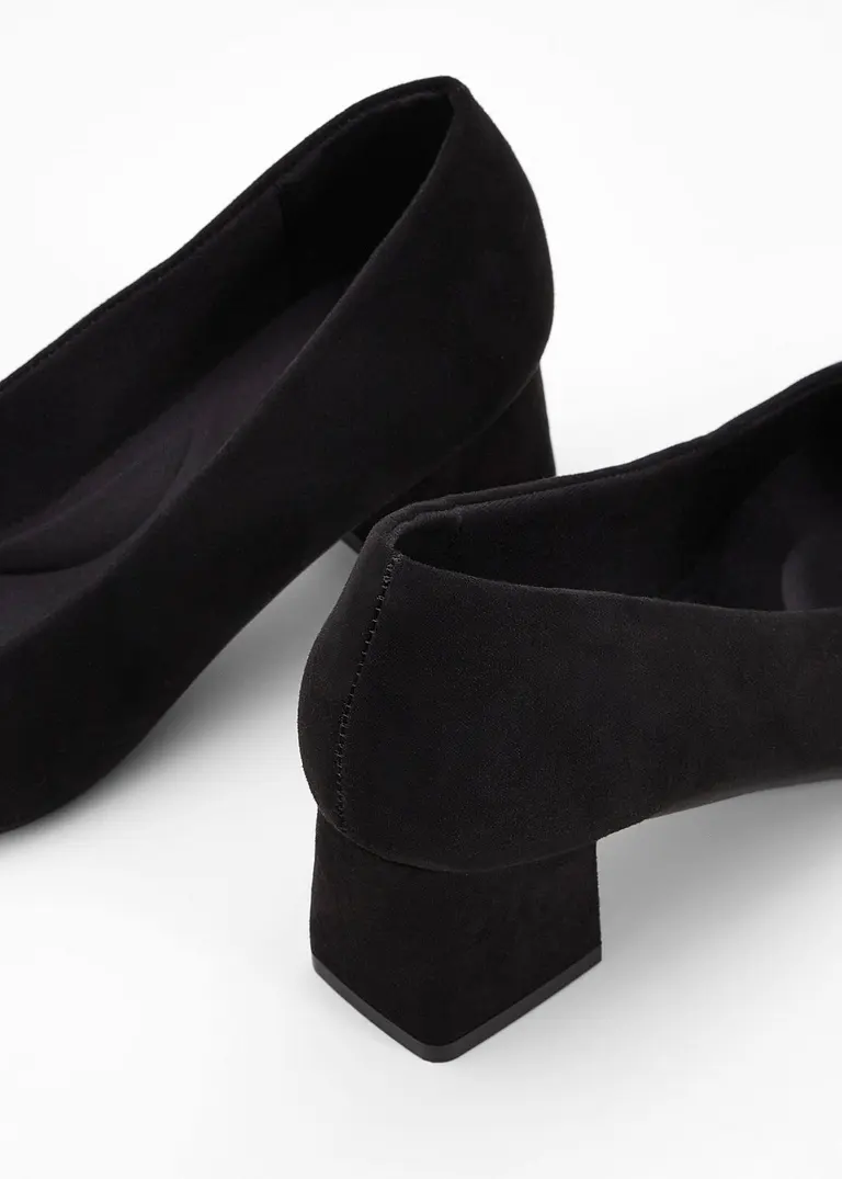 bonprix Zeitloser Komfort Pumps mit gepolsterter Innensohle - schwarz Riesige Ersparnisse