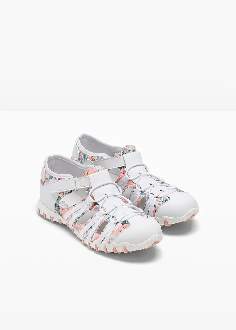 bonprix Charismatischer Slipper mit hübschen Riemen - weiß VIP-Rabatte