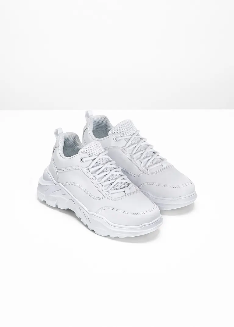 bonprix Modischer Chunky Sneaker - weiß - Damen Wochenangebot