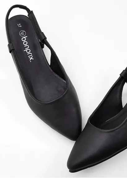 bonprix Zeitloser Sling Pumps für viele Anlässe - schwarz Kostenlose Rückgabe