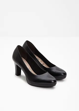 bonprix Schöner Leder Pumps von Tamaris - schwarz - Damen Nur für heute