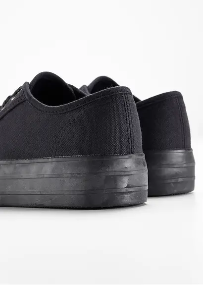 bonprix Schicker Plateausneaker von RAINBOW mit Schnürung - schwarz Vierteljährliche Förderung