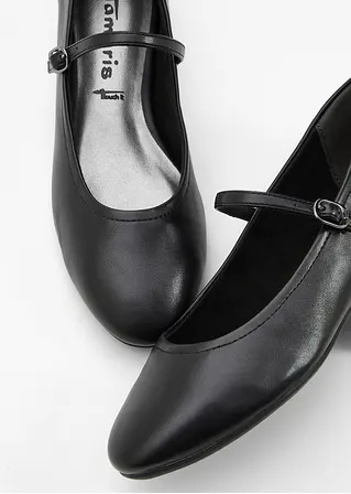 bonprix Modische Tamaris Ballerina im Mary Jane Look - schwarz Bis zu 55% Rabatt