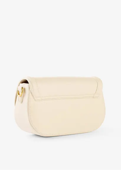 bonprix Modische Umhängetasche mit dekorativem Schulterriemen - beige Black Friday Preise