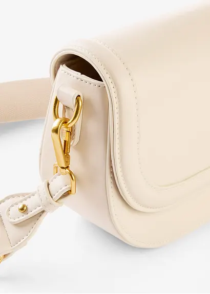bonprix Modische Umhängetasche mit dekorativem Schulterriemen - beige Black Friday Preise
