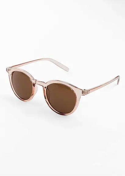 bonprix Trendy Sonnenbrille mit rosafarbenen Gestell - rosa Online