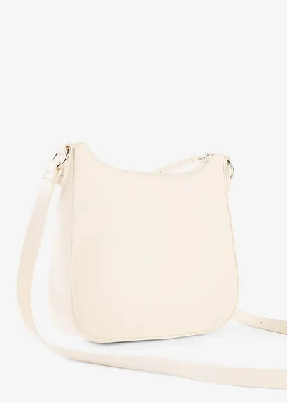 bonprix Klassische Umhängetasche aus Lederimitat - beige Günstiger Verkauf