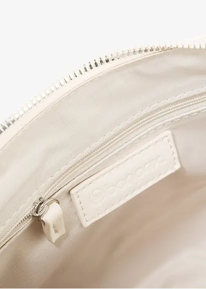 bonprix Klassische Umhängetasche aus Lederimitat - beige Günstiger Verkauf