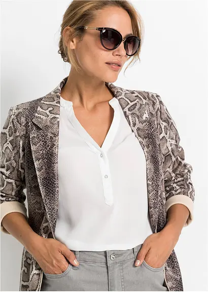 bonprix Modische Sonnenbrille mit goldfarbenen Details - braun Online Shopping