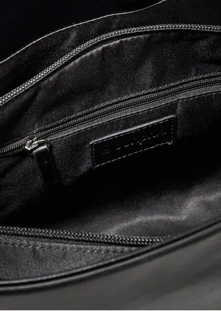 bonprix Modischer Shopper in Lederoptik - schwarz - Damen Black Friday