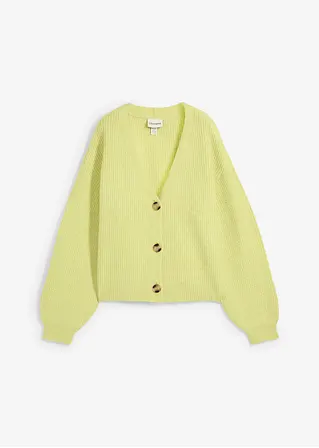 bonprix Verkürzte Strickjacke - grün - Damen Exklusive Angebote
