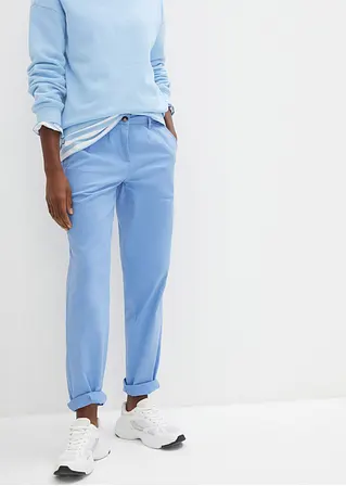 bonprix Chinohose aus Baumwolltwill - blau - Damen Saisonale Angebote