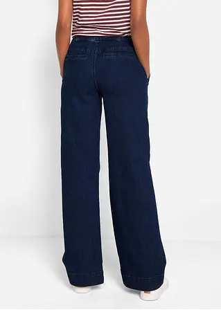 bonprix Weite Schlupfjeans mit Stretch und einem Bindegürtel Kauf eins, bekomm eins gratis