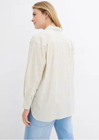 bonprix Oversized Bluse aus einem Bio-Baumwollstoff mit Webstruktur Vierteljährliche Förderung