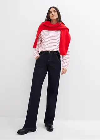bonprix Lässiger Pullover mit weitem Ausschnitt - rot - Damen Riesige Rabatte