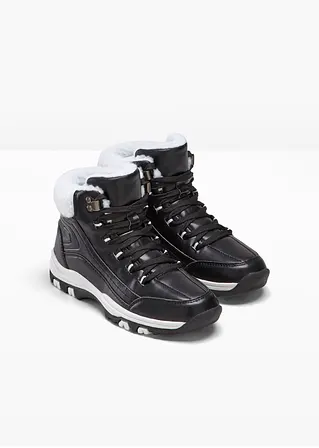 bonprix Schnürboot mit profilierter Laufsohle - schwarz - Damen Clearance-Verkauf
